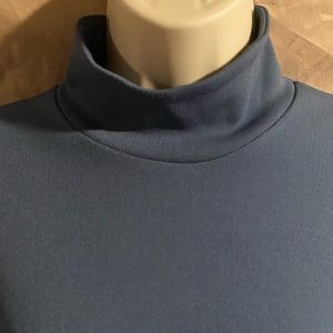 Mock neck long sleeve dress